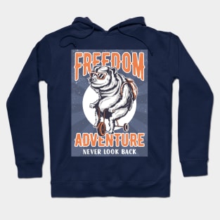 FREEDOM ADVENTURE NEVER LOOK BACK Hoodie